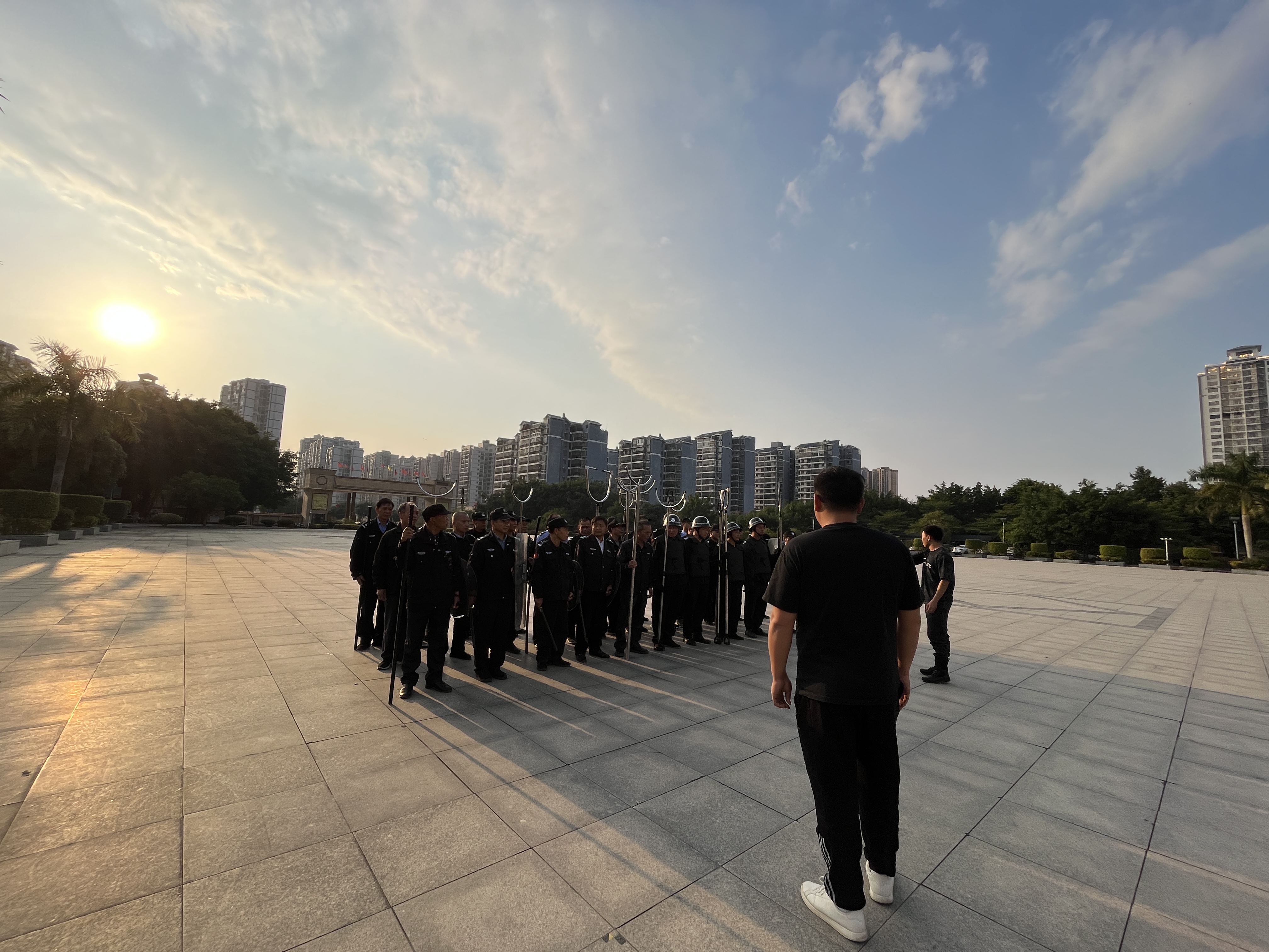 保卫处开展安保器材使用培训暨反恐演练活动-beat365唯一官方网站图片
